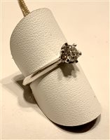 Anello Miluna Donna Solitario Di Diamanti in Oro bianco Diamante LID3433-050C - LID3433-050C